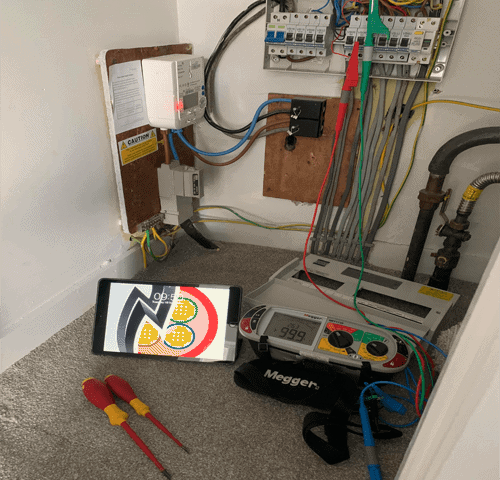 ProElec Electrical Services conducting an Electrical Installation Condition Report in Merseyside